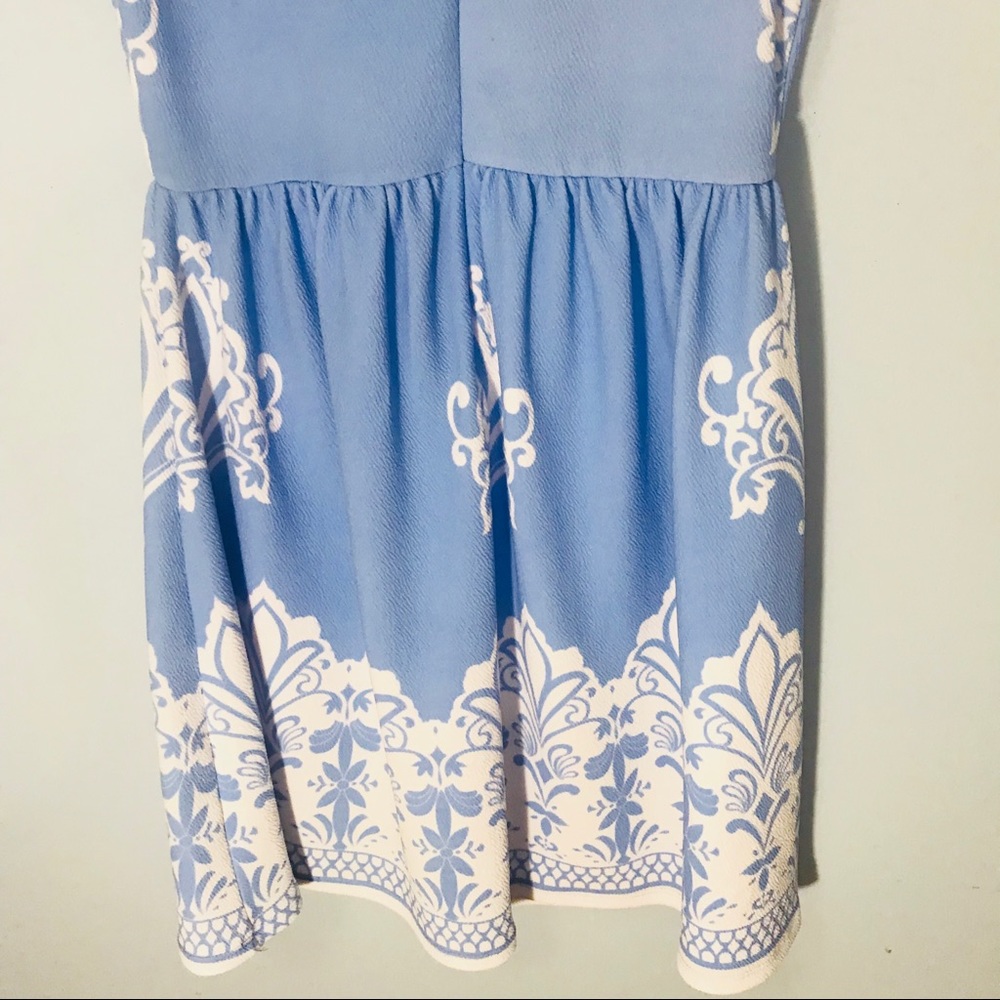 Trac Blue Sleeveless Dress - Picture 5 of 8